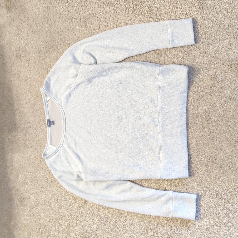 Aerie Sparkly Crew Neck Top